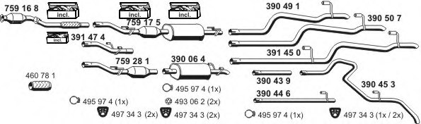 ERNST 040592 Exhaust System